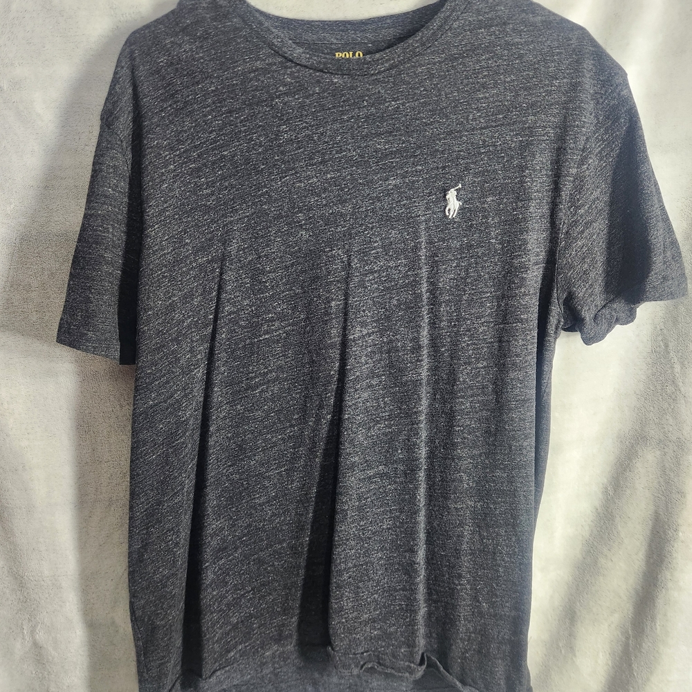 Polo by Ralph Lauren Men's Black Crew Tee with Pony Logo
